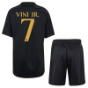 Conjunto (Camiseta+Pantalón Corto) Real Madrid Vini Jr. 7 Tercera Equipación 23-24 - Niño